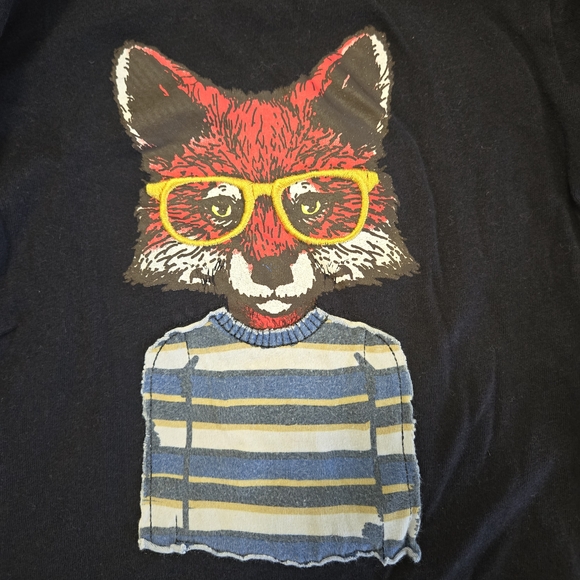 Toys ''R'' Us Other - Kids r Us Stylish Kids 3t Long Sleeve Fox Graphic Tee - Black